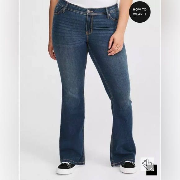 Torrid luxe slim bootcut NWT 24 - Picture 2 of 7